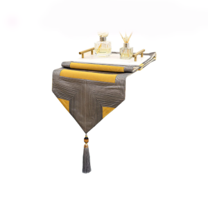 TABLE RUNNER WITH TASSEL, SUITABLE FOR DINING TABLE CHEST OF DRAWERS COFFEE TABLE DECORATION, 33x200CM/13x79