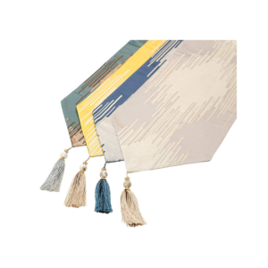RUNNER DRESSER TABLE RUNNERS FOR FARMHOUSE KITCHEN DINNER（2COLOR) SKY BLUE,  CREAM (SIZE:32x200CM)