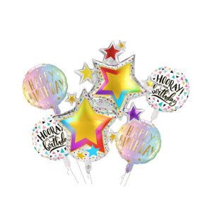 PARTY BALLOONS, CURTAIN