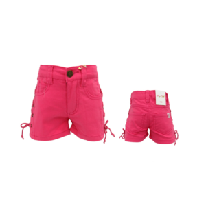 BABY GIRLS SHORTS, COLOR PINK