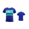 BOYS S/S CVC T-SHIRT, BLUE-GREY