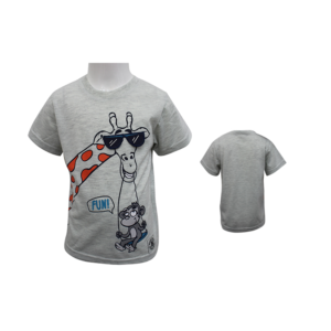 BOYS S/S CVC T-SHIRT, GREY