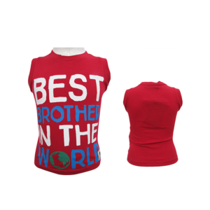 BOY'S VEST, RED COLOR