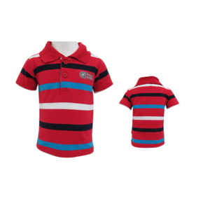 KIDS POLO T-SHIRT, RED