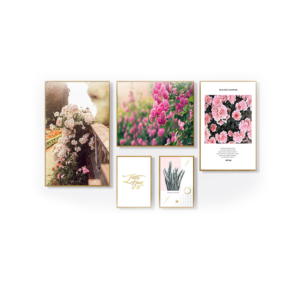 PAINTING SET FLORAL- MULTICOLOR