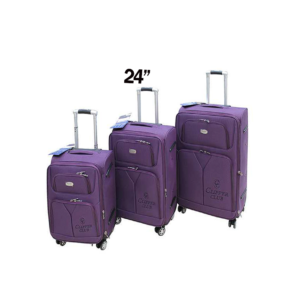 SOLID COLOR PINK LUGGAGE SUITCASE FOR TRAVEL- 24''
