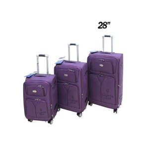 SOLID COLOR PINK LUGGAGE SUITCASE FOR TRAVEL- 28''