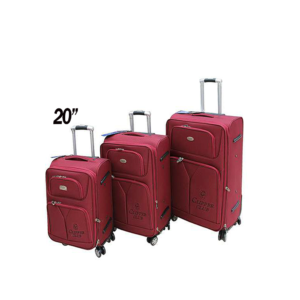 TRAVEL SUITCASE RED- 20''
