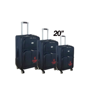 LUGGAGE EXPANDABLE SUITCASE BOARDING CASE- BLACK 20''