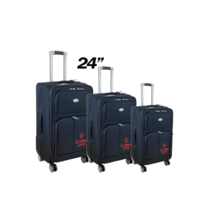 LUGGAGE EXPANDABLE SUITCASE BOARDING CASE- BLACK 24''