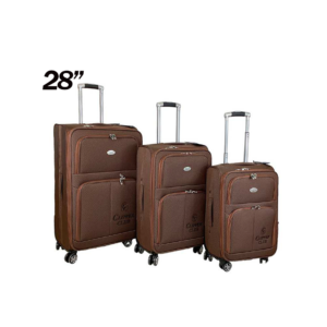TRAVEL LUGGAGE SET BROWN- 28''
