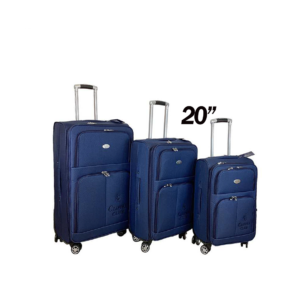 NEW TRAVEL LUGGAGE SOFT, BLUE- 20''