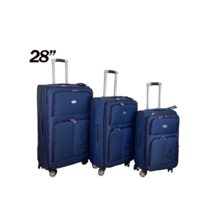 NEW TRAVEL LUGGAGE SOFT, BLUE- 28''