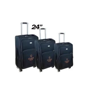 LUGGAGE RANGE SUITCASE EXPANDIBLE, BLACK- 24”