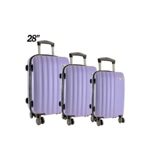 LUGGAGE FOR TRAVEL HARD CASES, PURPLE- 28''