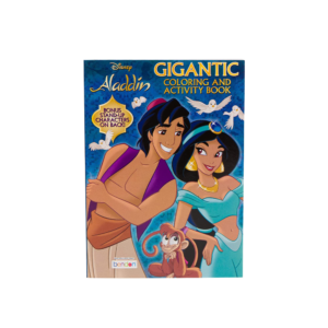 224 PAGE COLORING BOOK WITH STAND-UP CHARACTERS ON BACK