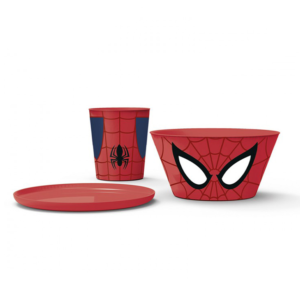 SPIDERMAN PLASTIC DISHES FROM 3 ITEMS