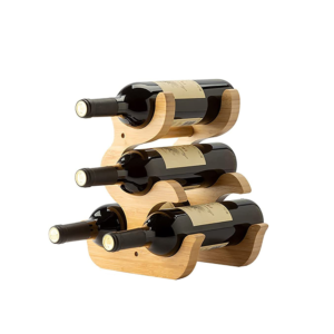 WINE BOTTLE RACK HOLDER STORAGE,4 BOTTLES WINE