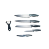 KITCHEN KNIFE 5 PCS- BLACK