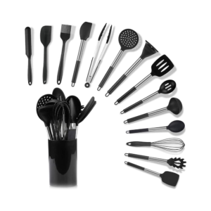 KITCHEN USTENIL SET WITH HODLER