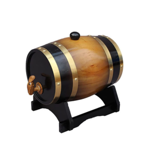 WINE BARREL 1.5L WHISKY BARREL, OAK AGING BARREL WINE DISPENSER HOME DECOR