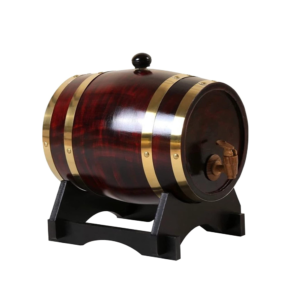 OAK WINE BARREL 1.5L, WHISKEY BARREL, BARREL DISPENSER, FOR FINE WINE