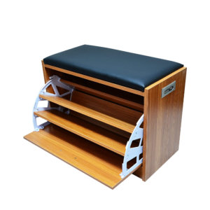 SHOES CABINET WOODEN- BROWN