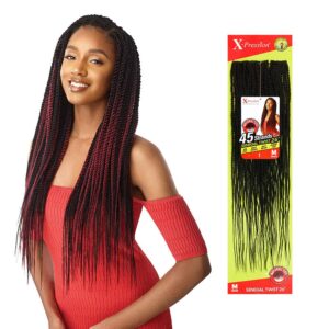 1B OUTRE X-PRESSION CROCHET BRAIDS NATURALS TIPS MEDIUM SENEGAL TWIST 26"