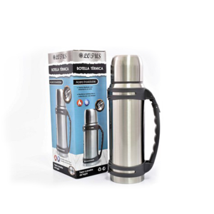 STAINLESS STEEL VACUUM FLASK WITH HANDLE