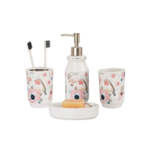 BATH CERAMIC SET, CONTAINER (12SET/CTN)