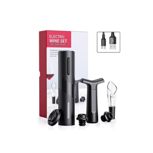 ELECTRIC WINE OPENER SET- RECHARGEABLE BATTERY (12PCS / CTN)