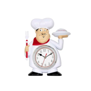 CHEF WALL CLOCK 28 CM (30PCS)