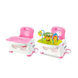 BABY DINING CHAIR WITH TOY FRONT TRAY WITH PORTABLE MUSIC