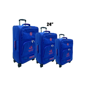 24"- INSULATED BLUE FABRIC SUITCASE