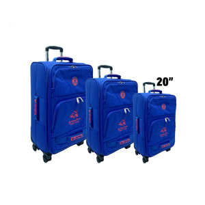 20"- INSULATED BLUE FABRIC SUITCASE