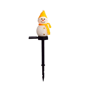 GARDEN CHRISMAS LAWN LED WATERPROOF SNOWMAN PLUG LIGHTS DECORATION & HANGS