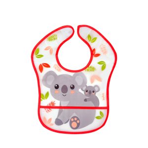 BUBA BIB POCKET PINK ROCKET, PINK AND RED