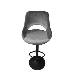 BENCH WITH FABRIC COVER HEIGHT-ADJUSTABLE BAR CHAIR WITH METAL FRAME