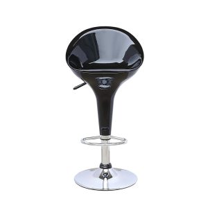HEIGHT ADJUSTABLE STOOL FOR CAFE, RESTAURANT, KITCHEN- BLACK