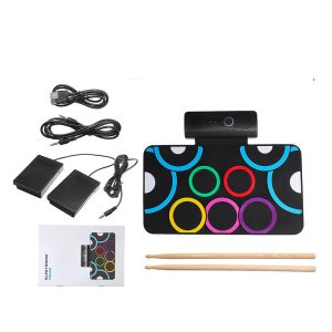 FOLDED SILICONE MIDI ELECTRONIC THICKEN DRUM