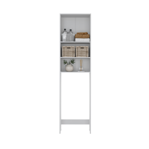 BATHROOM SHELF UNIT, STORAGE OVER THE TOILET OR WASHING MACHINE
